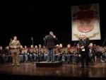 la Banda dell'Esercito Italiano mentre esegue lo Schizzo sinfonico Oizìruam: Caduti di Nassiriya scritto da Francesco Marino